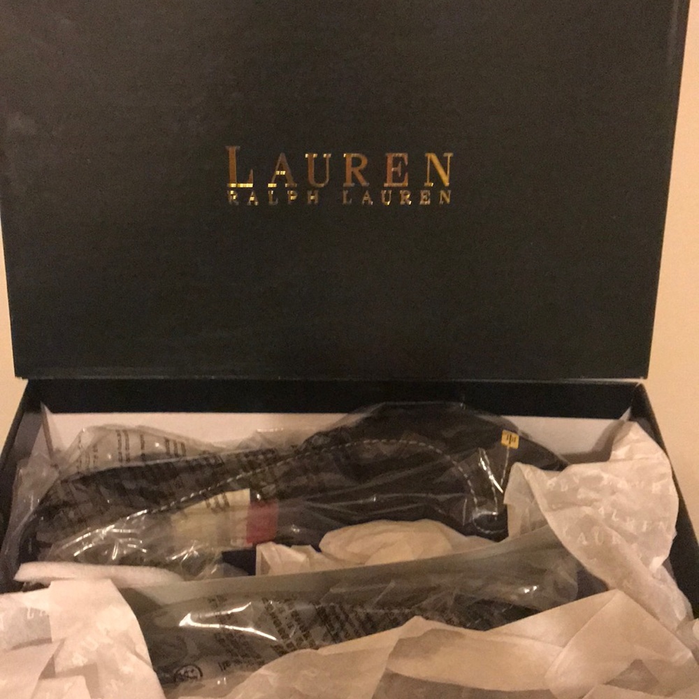 Black Ralph Lauren flats